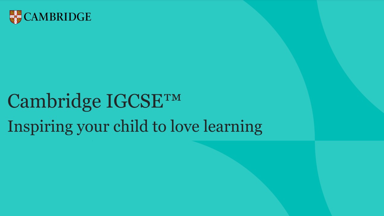 Cambridge Lower Secondary presentation
